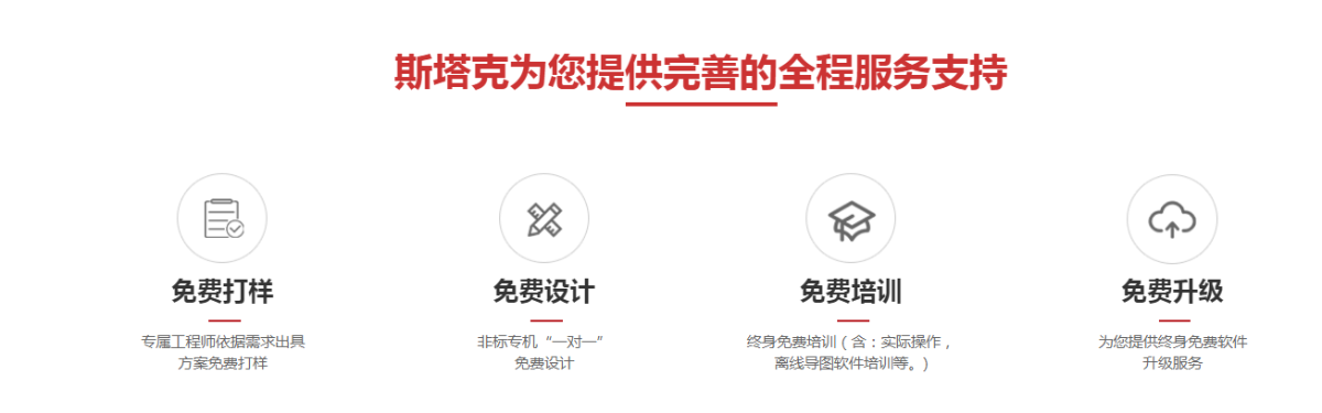 斯塔克機(jī)器人完善周到的服務(wù)